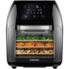 Chefman 6L Air Fryer – Multi-Functional Cooker, Oil-Free, Black