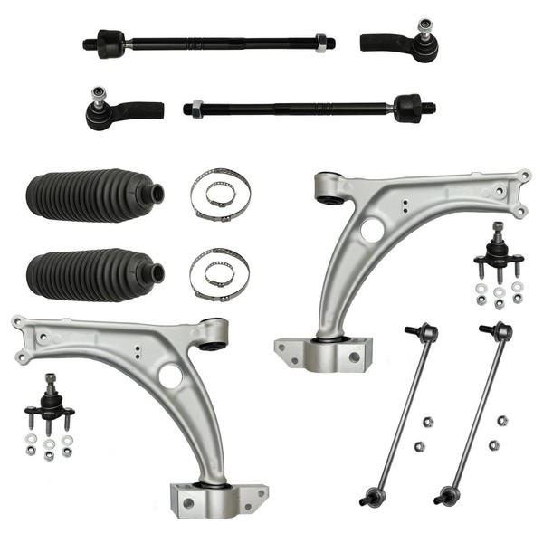 2 Querlenker Vorne VW Tiguan 5N Und 2 Koppelstange Und 2 Spurstange 2 Manschette-image
