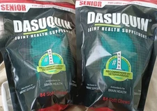 X2 NUTRAMAX DASUQUIN 84  SOFT CHEWS LARGE DOGS SENIOR Ex Dates 5-27