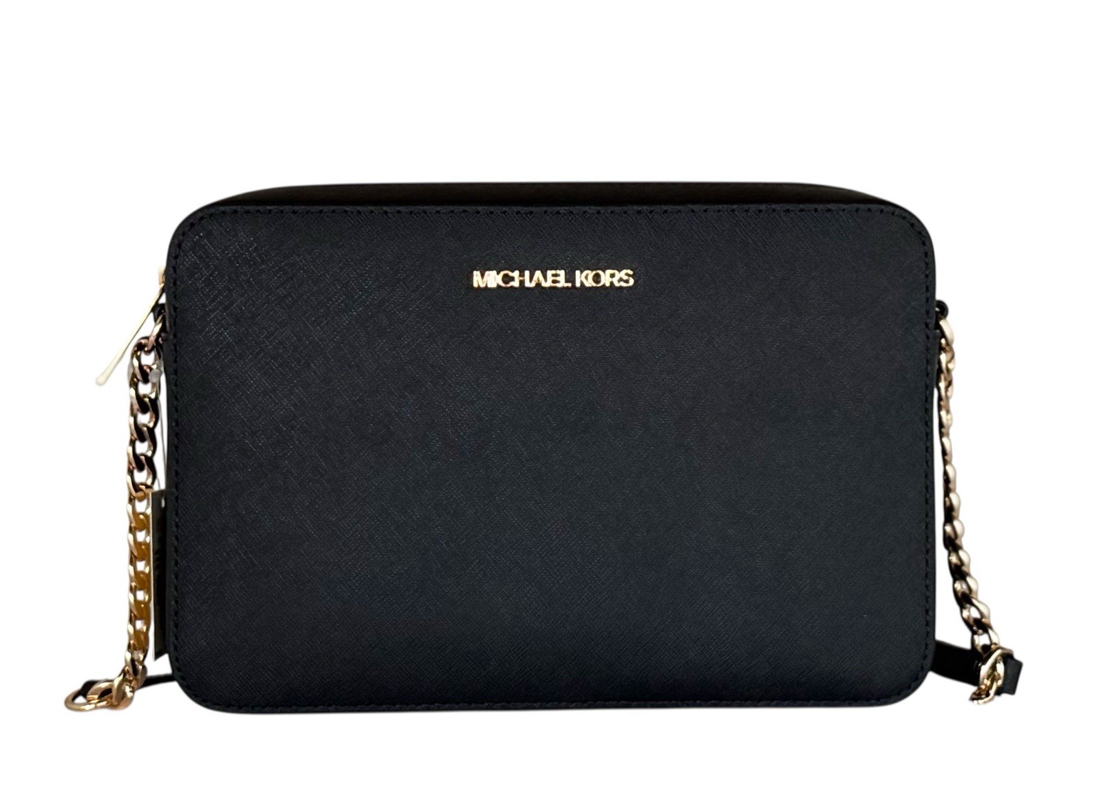Michael Kors Jet Set Item East West Shoulder Crossbody Bag Black/Gold