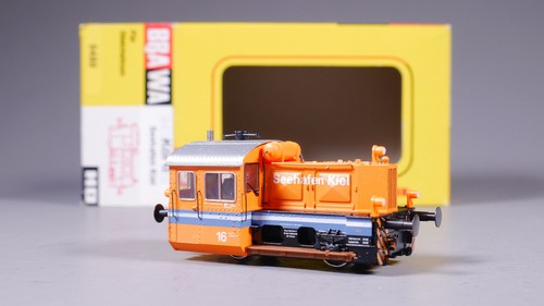 H0 DC Brawa 0480 Diesellok Köf II Seehafen Kiel 16 in OVP #GO_1421 | Zustand: Gebraucht