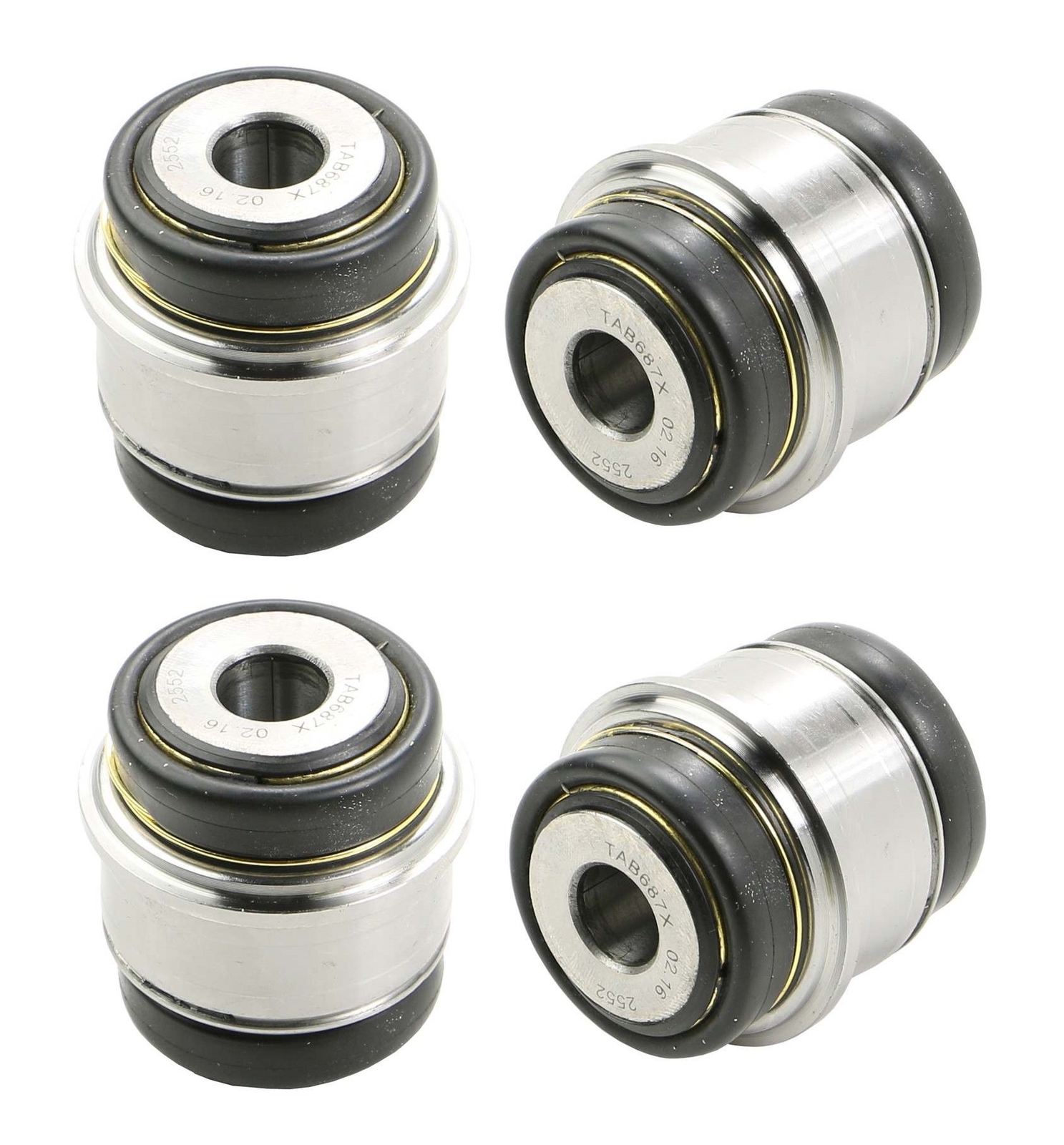 Set 2 Rear Arm To Knuckle Lower Outer Control Bushing for BMW Rolls-Royce Moog