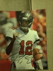 TOM BRADY AUTOGRAPHED HAND  SIGNED 8x10 PHOTOGRAPH HOFer Buccaneers