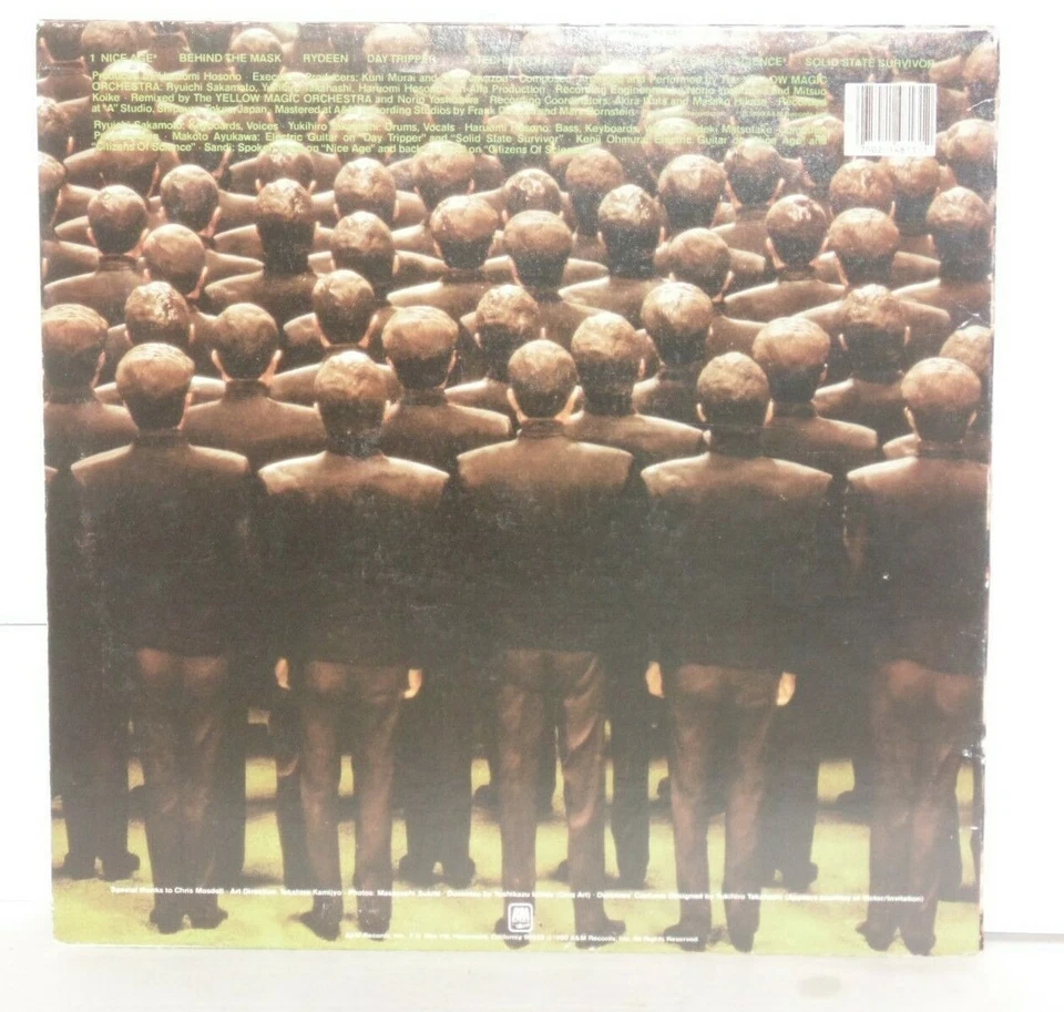 YELLOW MAGIC ORCHESTRA X∞Multiplies LP VG+ 1980 A&M SP4813 PLAYS WELL - Image 3 of 3