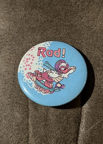 1988 Walt Disney Company Rad! Pin Back Button 1 3/4