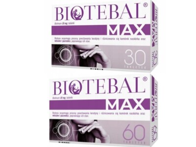 BIOTEBAL Max 10mg, 30/60 Tabl. Haar Haut Nägel Biotin, gegen Haarausfal, variant
