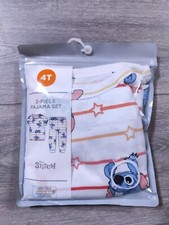 Lilo and Stitch Pajamas 4T Toddler Girls Cotton PJ Set SNUG-FIT Shirt Pants