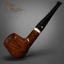 Mr. Brog STRAIGHT  WOODEN TOBACCO SMOKING PIPE 87 Atachee Brown  BRIAR + BOX