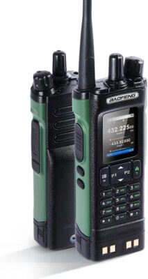 Long Range 10W Two-Way Radio - NOAA Weather Alert + 2500mAh Type-C Fast Charge