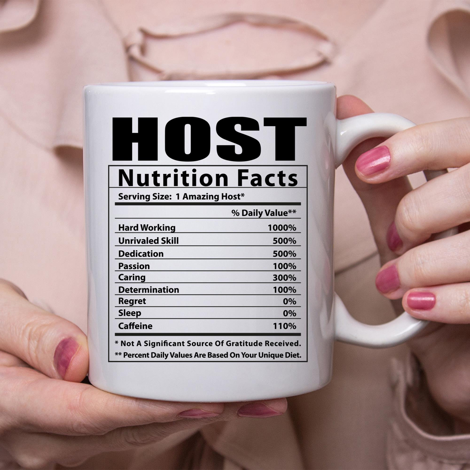 Funny Radiographer Nutritional Facts White Coffee Mug