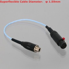 Bodypack Microphone Mini-XLR TA4F 4Pin Female to 3.5 mm TRS Locking Socket Cable