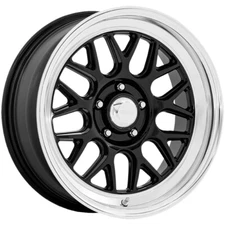20x8.5 +6 American Racing VN516 5x5.0 Gloss Black W/ Dia Lip Wheels (Set of 4)