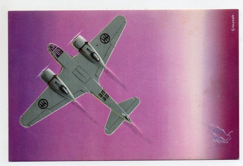 Lot De 12 Cartes Postales Vintage Caproni (1ère Série 1934) - Dessins Ferrari Aeronautica