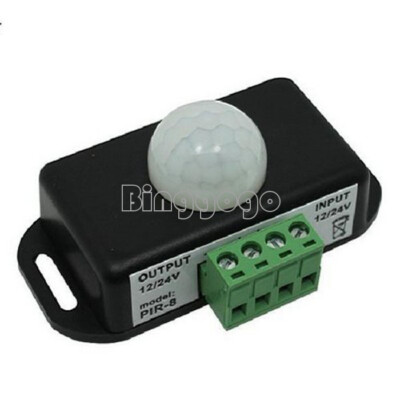 PIR-8 DC 12V-24V 8A Automatic Infrared Motion Sensor PIR Switch For LED Light