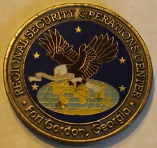 Fort Gordon Regional Ops Center Command GRSOC  NSA / CSS  Army Challenge Coin