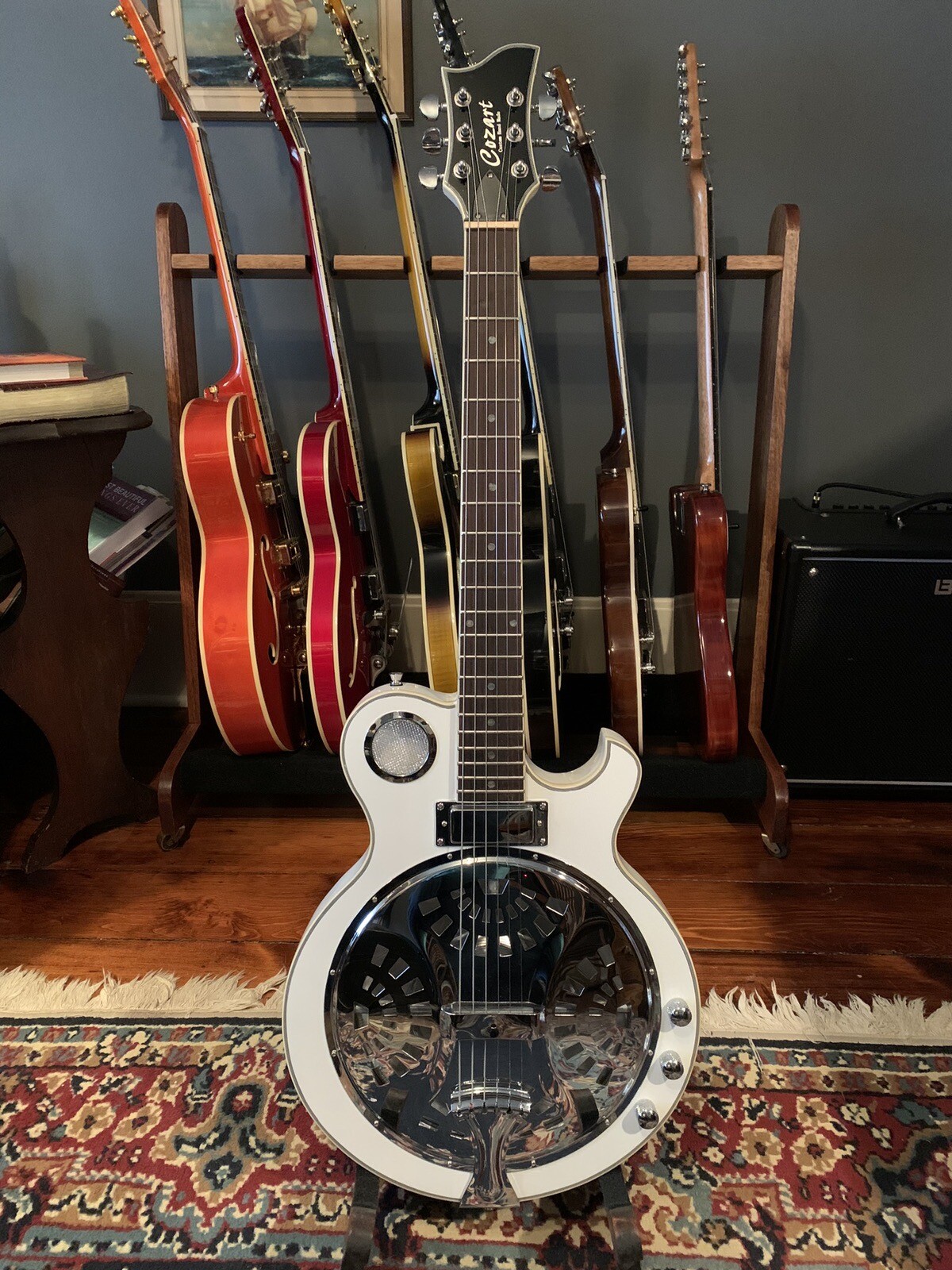 Cozart Electric Resonator Guitar, very lightly used with gig bag eBay