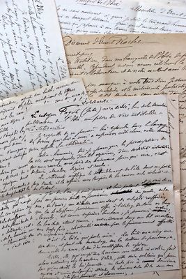 Ensemble De Manuscripts of / The Socialist Founding Of Soups Populaires, Ernest