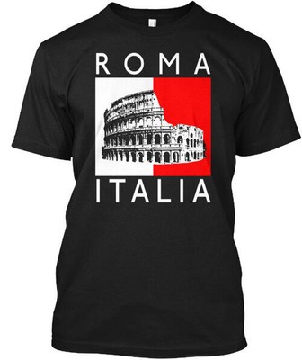 Roma Italia Rome Italy Italian Tourist Souvenir T-Shirt Made in USA S to 5XL