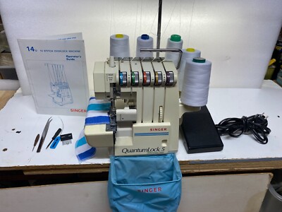 SINGER SEWING MACHINE OVERLOCKER 5 THREAD