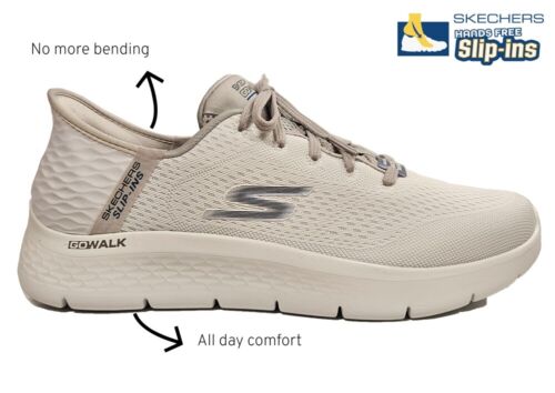 Skechers Slip Ins Go scarpe da ginnastica flessibili da uomo slip on memory foam taglia 7 8 9 - Foto 1 di 1