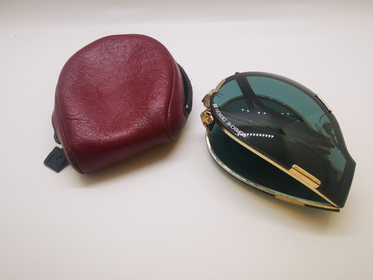 Vintage Porsche Design 5629 Folding Sunglasses - Gold | eBay