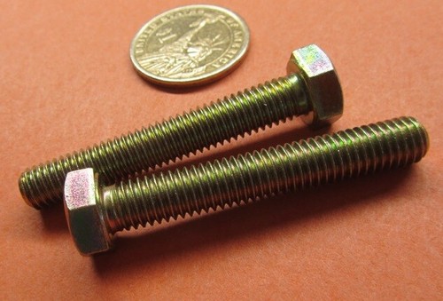 Tap Bolt Metric, FT, GR 10.9 Yellow Zinc M8 x 1.25 x 50 mm Length, 20 Pcs - Picture 10 of 12