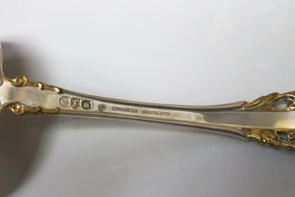 GORHAM MEDICI GOLDEN ACCENT GRAVY LADLE 6 7/8 " - Image 3 of 3