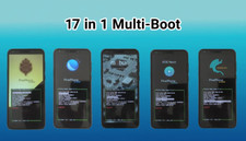 PinePhone Multiboot Chip 64 GB uSD card with p-boot bootloader, 15 images in 1 