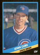 Dave Meier 1988 CMC Iowa Cubs #20 RC FREE SHIPPING AutographDen