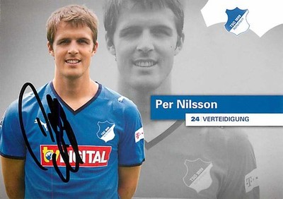 Per Nilsson Original Autogrammkarte 1899 Hoffenheim - ca.15cm x 10cm