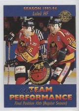 1994-95 Leaf Elit Set Sweden Team Performance Lulea HF #142 0q3