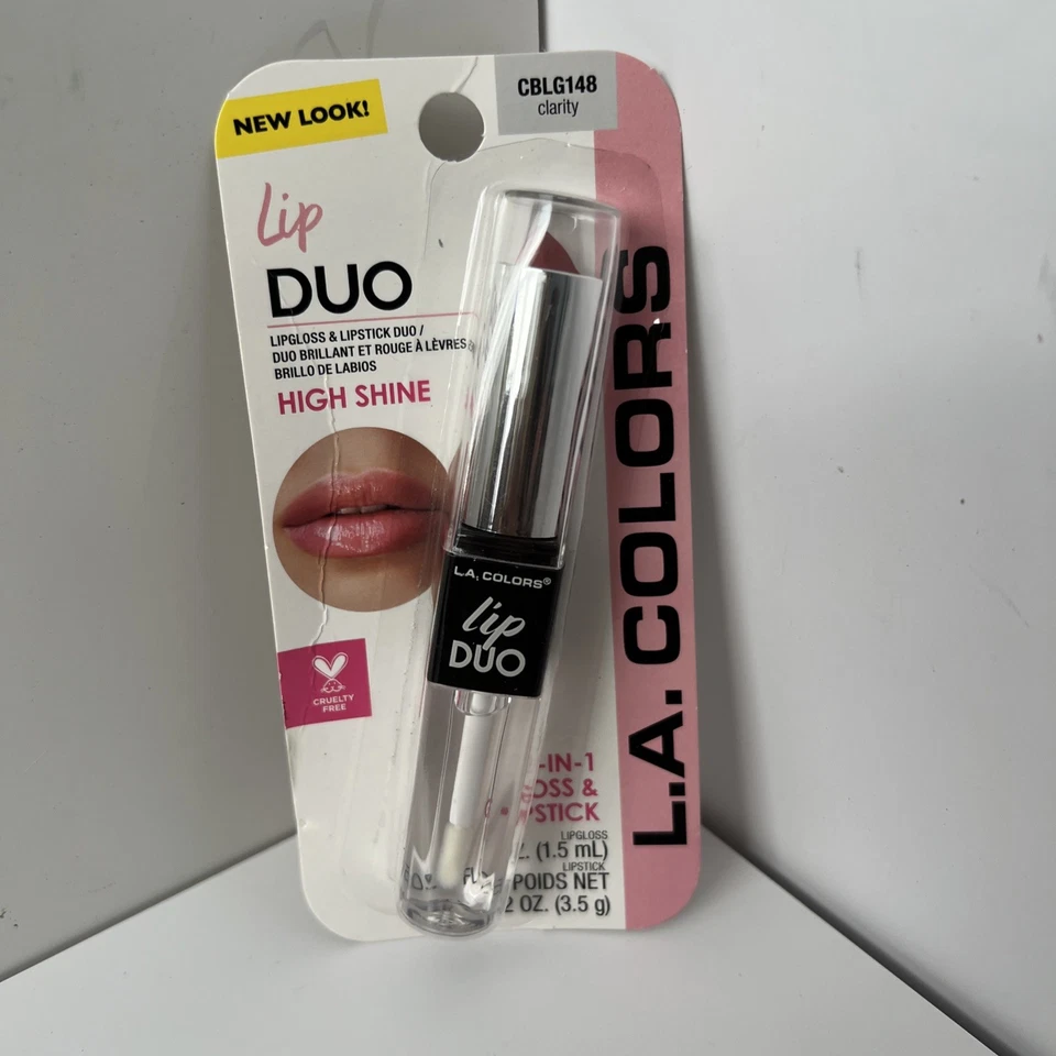 L.A. Colors Clarity Lip Duo 2-in-1 Lip Gloss and Lipstick - Image 2 of 2