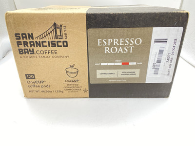 San Francisco Bay Compostable Coffee Pods - Espresso Roast 120 Ct K Cup