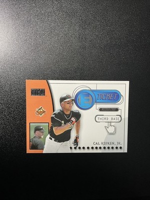 2000 Skybox CAL RIPKEN JR E-Ticket Insert Card #4 Baltimore Orioles