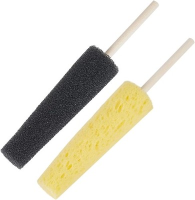 2 Colors Pottery Sponge for Clay, Ceramic Throwing Stick Pottery Trimming Tools 