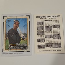 Centered and stunningly sharp TOPPS 1989 BASE SET BARRY BONDS #620
