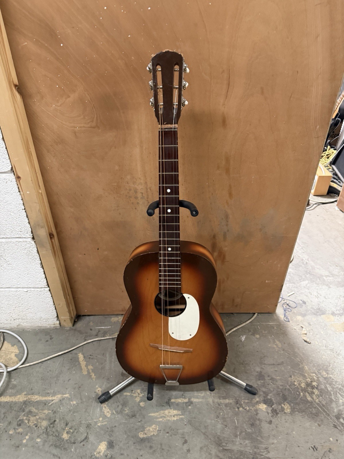 Kay Kansas 3 / 4 Acoustic Parlour Guitar  50s 60s Needs A New  Nut
