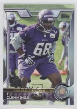 2015 Topps Topps.com Online Exclusive NFL 50th Super Bowl TJ Clemmings Rookie RC
