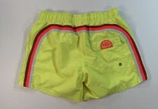 Sundek Swim Trunks Youth Size 14 Neon Yellow Board Shorts Surf Kids