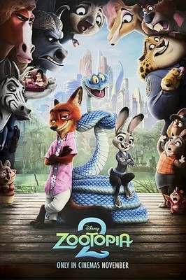 ZOOTOPIA 2 MOVIE POSTER 2 Sided ORIGINAL INTL FINAL B 27x40 JASON