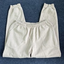 Vintage Northern Reflections Sweatpants Womens Medium Beige French Terry Joggers