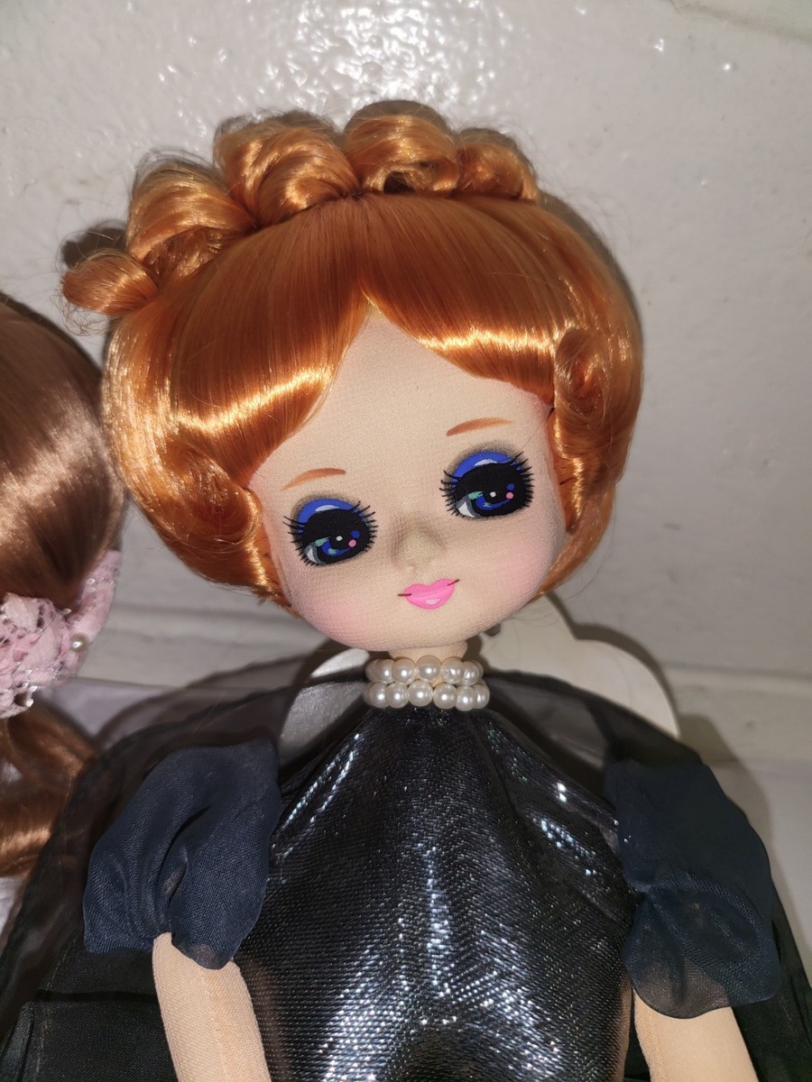 💄VTG PAIR SUKIYO?? Big Eyes Doll Posable Japan 1960s Mod Bradley