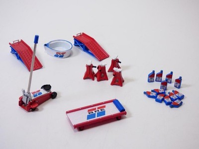SET OUTILS de GARAGE / vidange 1/18 Brock Racing Enterprises B.R.E.