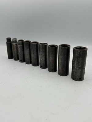 MATCO 9 Pc Impact Deep Dish Socket SAE Set 3/8  Drive CDP Series (7/16 - 15/16 )