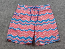 Vineyard Vines Board Shorts Mens 32 Pink Blue Swim Trunk Surf Beach
