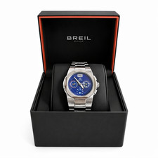 Orologio Breil Cronografo Acciaio Quadrante Blu NUOVO con Scatola Ref. 251978482