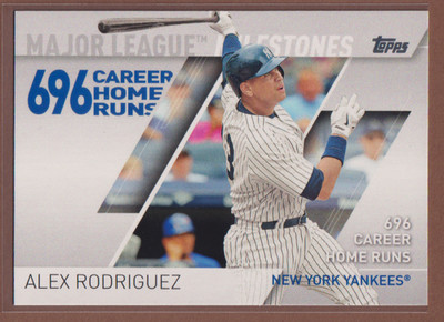 Alex Rodriguez #MLM-7 2017 Topps Major League Milestones-2377