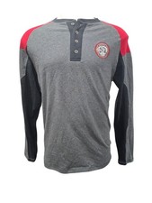 Harley Davidson Men's Long sleeve shirt gray and red size M