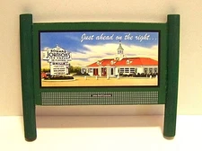1/24 Scale Vintage Roadside Billboard w/ Howard Johnson Ad