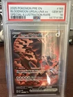 2025 POKEMON PRE EN-PRISMATIC EVOLUTIONS #168 BLOODMOON URSALUNA EX PSA 10